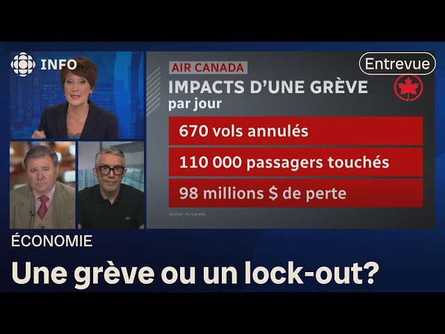 ⁣Grève des pilotes d’Air Canada : inquiétude de toutes parts