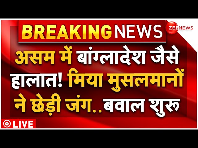 ⁣Massive Clash on Miya Muslim in Assam LIVE: असम में बांग्लादेश जैसे हालात, मिया मुसलमानों का विद्रोह