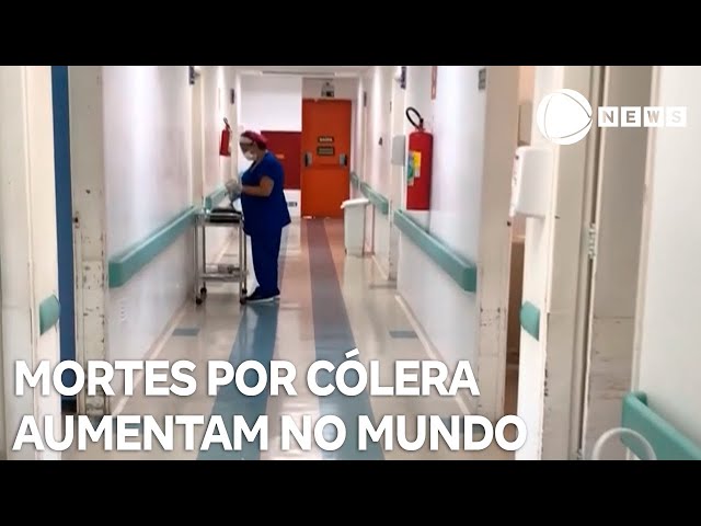 ⁣Mortes por cólera aumentam em todo o mundo