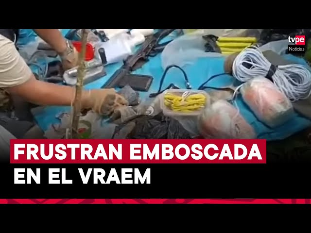 Vraem: incautan material explosivo y armas terroristas de Sendero Luminoso