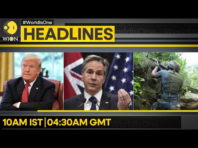 ⁣Trump sharpens Anti-migrant attacks | J&K: Two soldiers killed in gun battle | WION Headlines