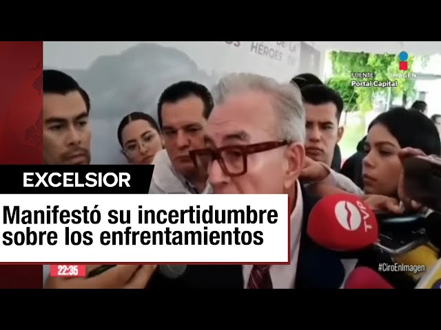 ⁣“No sabemos cuándo va terminar esto”, Rocha sobre violencia en Sinaloa