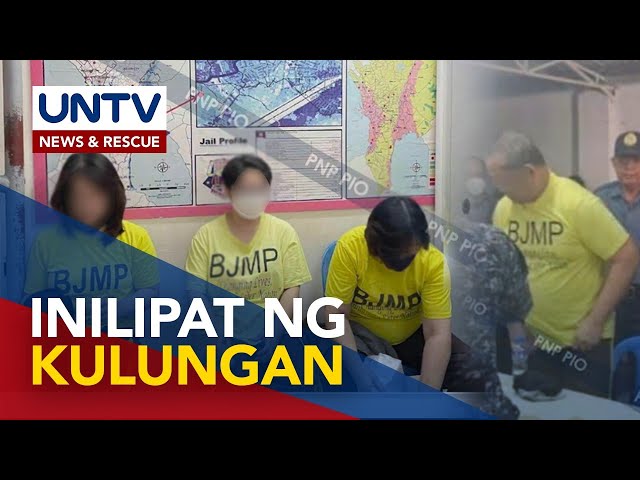 ⁣Apat na co-accused ni Apollo Quiboloy, nailipat na sa Pasig City Jail