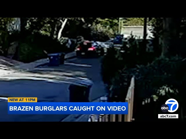 ⁣Thieves steal half a million dollars worth of belongings from LA home