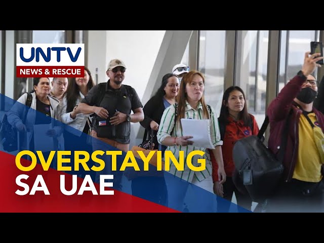 ⁣65 Pinoy na nag-avail ng amnesty program sa UAE, nakauwi na sa Pilipinas