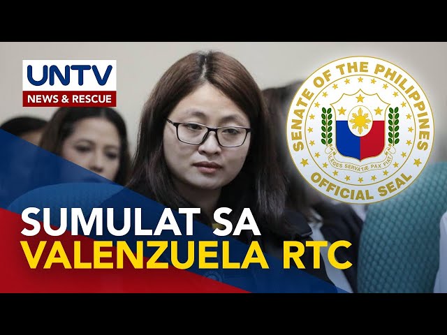 ⁣Pagdalo ni Alice Guo sa pagdinig ng Senado sa Sept 17, hiniling sa Valenzuela RTC