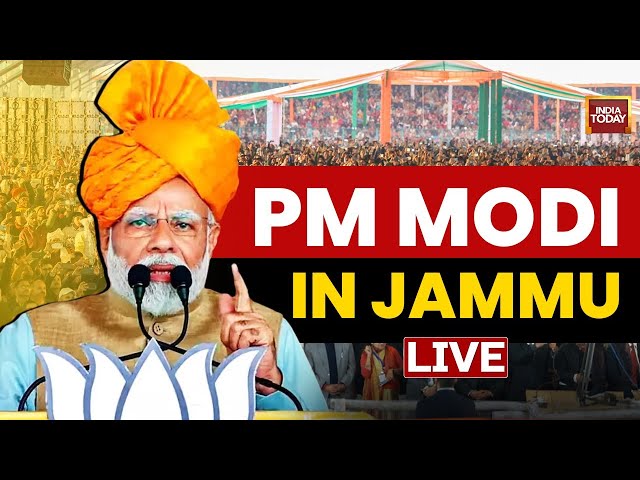 ⁣INDIA TODAY LIVE: PM Modi In Jammu & Kashmir |PM Modi LIVE | PM Modi Speech LIVE |PM Modi News L