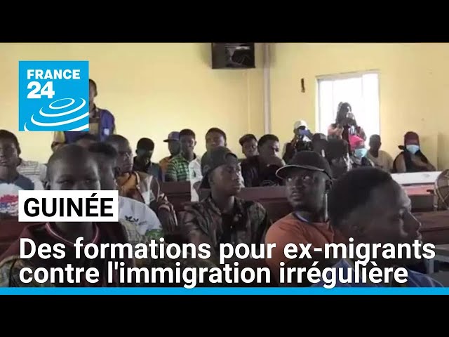 ⁣En Guinée, des formations pour ex-migrants contre l'immigration irrégulière • FRANCE 24