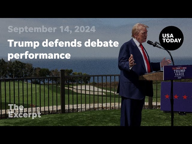 ⁣Trump defends debate performance | The Excerpt