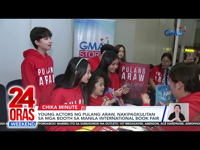 ⁣Young actors ng "Pulang Araw," nakipagkulitan sa mga booth sa Manila... | 24 Oras Weekend