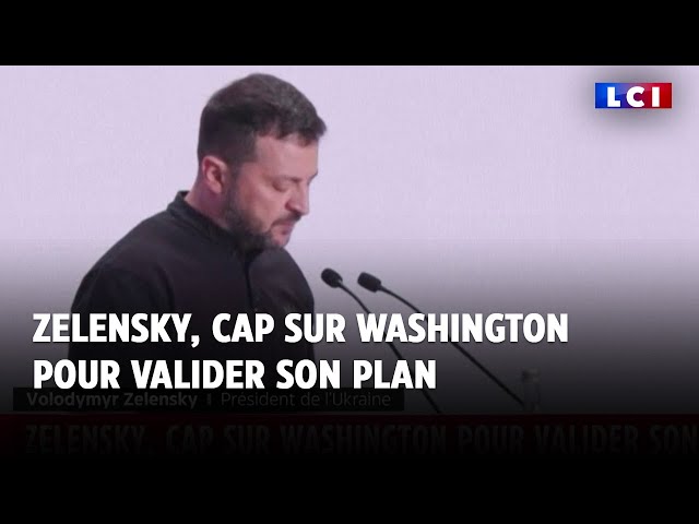 ⁣Zelensky, cap sur Washington pour valider son plan