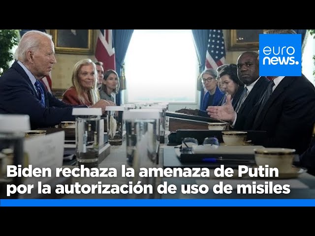 ⁣Biden rechaza las advertencias de Putin de guerra con Occidente si se permite a Ucrania atacar…