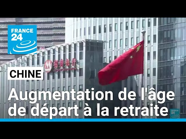 ⁣La Chine relève l'âge de départ à la retraite à cause d'une crise démographique à venir