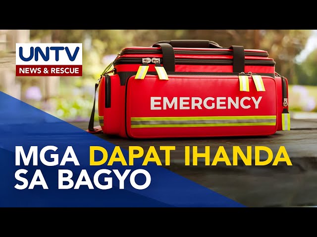 ⁣Alamin: tips sa paghahanda sa bagyo | You Can Do It