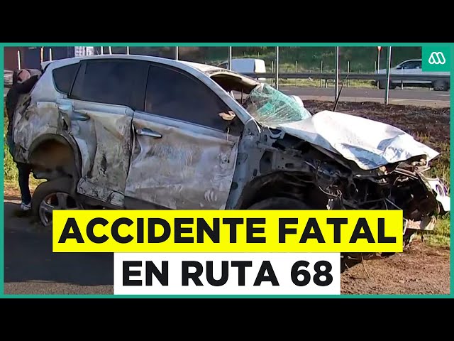 ⁣Dos heridos y un fallecido: Auto perdió el control y volcó en la Ruta 68