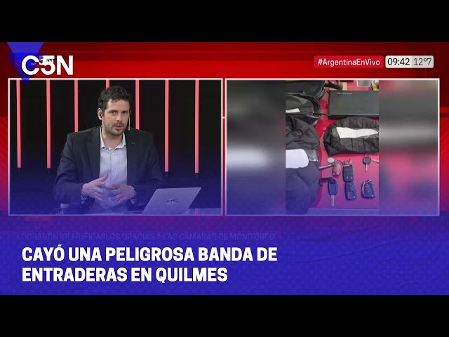 ⁣CAYÓ una PELIGROSA BANDA de ENTRADERAS en QUILMES