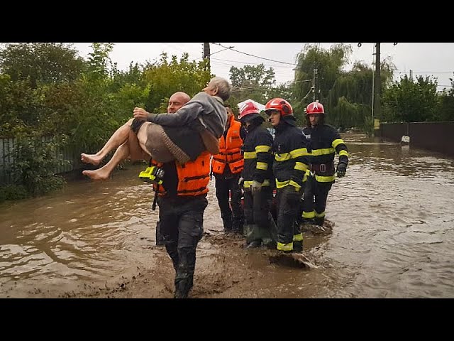 ⁣At least four dead in Romania after severe flooding in Central Europe