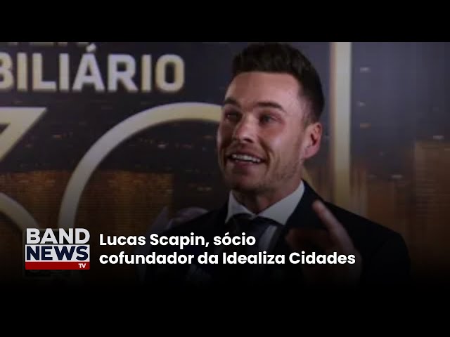 ⁣Prêmio Master imobiliário: Lenny Leone entrevista Lucas Scapin | BandNews TV