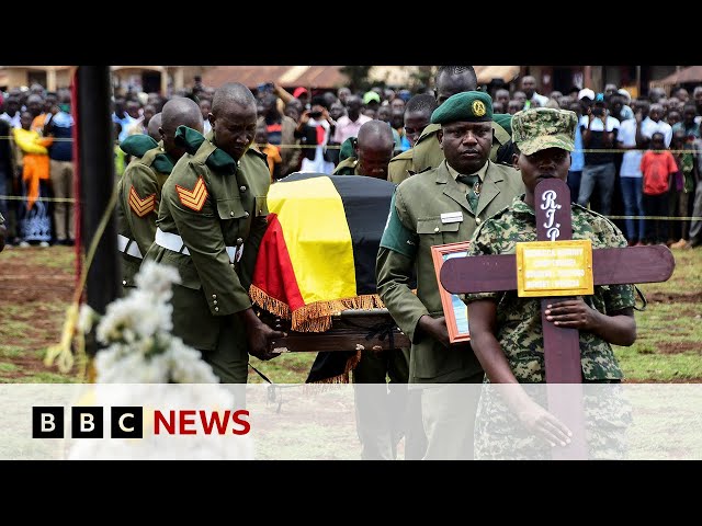 ⁣Thousands turn out for funeral of murdered Olympian Rebecca Cheptegei | BBC News