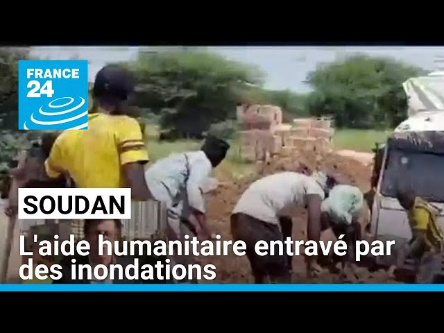 ⁣Au Soudan, l'acheminement de l'aide humanitaire entravé par des inondations • FRANCE 24