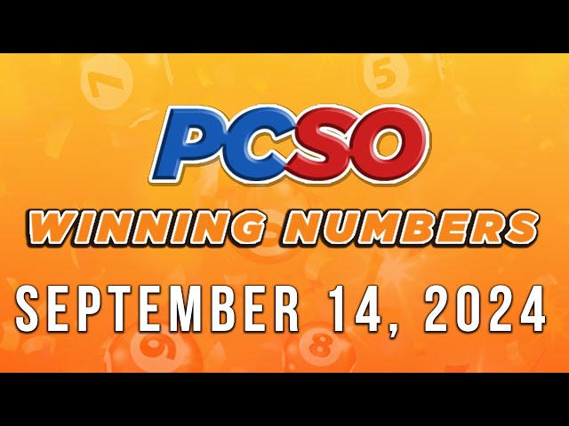 ⁣P29M Jackpot Grand Lotto 6/55, 2D, 3D, 6D, and Lotto 6/42 | September 14, 2024