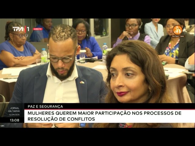 ⁣Paz e Segurança - Mulheres querem maior participação nos processos de resolução de conflitos