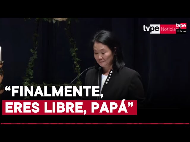 ⁣Keiko Fujimori se despide de su padre Alberto Fujimori: “Eres libre, papá”