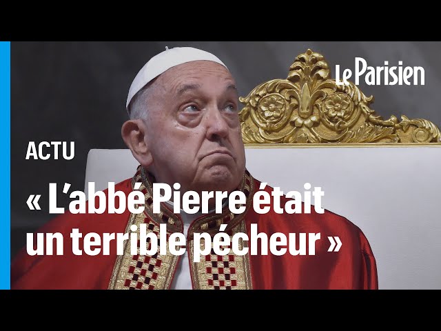 ⁣Accusations contre l'Abbé Pierre : le Vatican savait depuis 2007, selon le Pape François