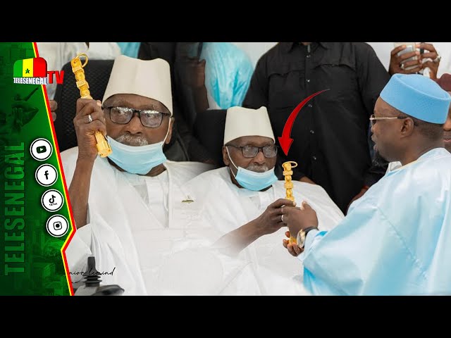 ⁣Inauguration de la Grande Mosquée de Tivaouane : Le Khalif Reçoit les Clés en Présence du PM Sonko