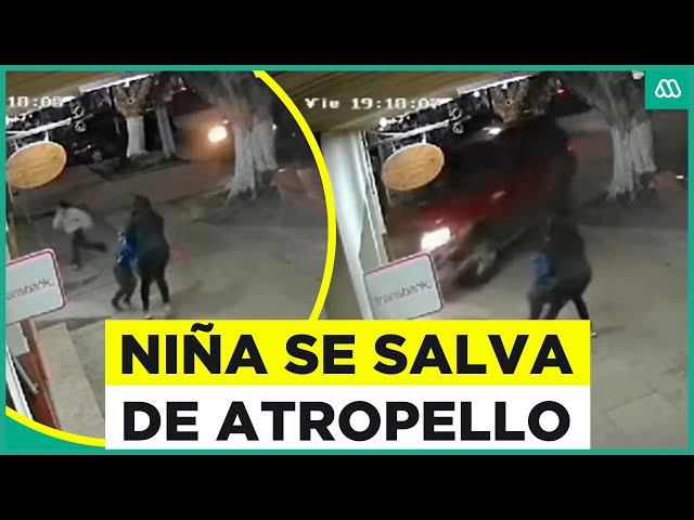 ⁣Niña se salva de milagro de atropello: Chofer estaba en estado de ebriedad