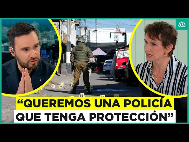 ⁣"Queremos una policía que tenga protección": Ministra Carolina Tohá abordó la crisis de se