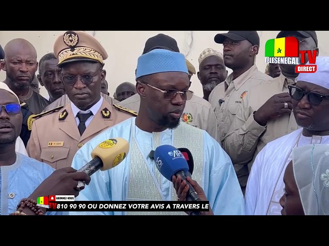 ⁣[LIVE] Ousmane SONKO à l'Inauguration de la grande Mosquée de Tivaouane