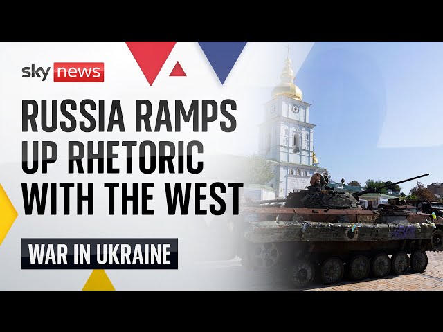 ⁣Russia ramps up rhetoric with the West over long range missiles