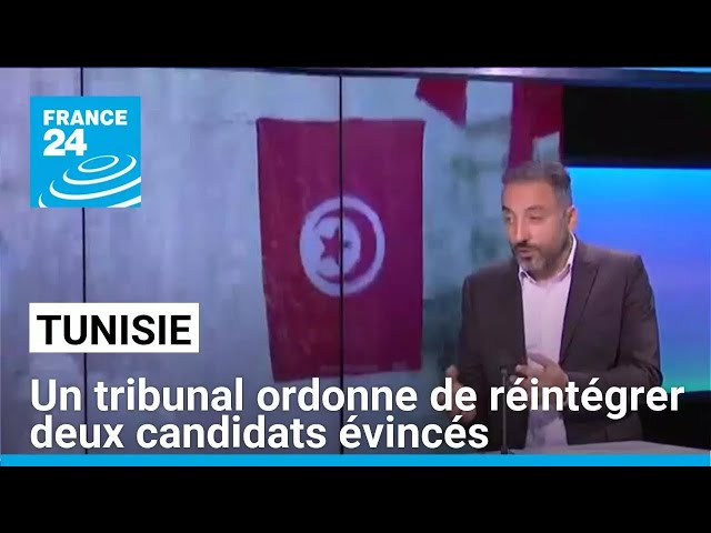 ⁣En Tunisie : un tribunal ordonne de réintégrer deux candidats évincés de la présidentielle