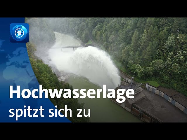 ⁣Hochwasserlage in Europa spitzt sich zu