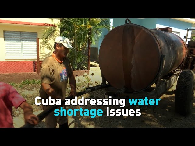 ⁣Cuba addressing water shortage issues