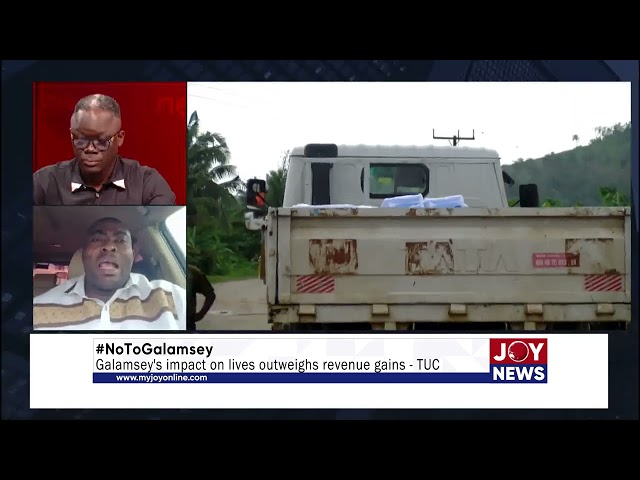 ⁣#NoToGalamsey: Galamsey's impact on lives outweighs revenue gains - TUC. #JoyNews