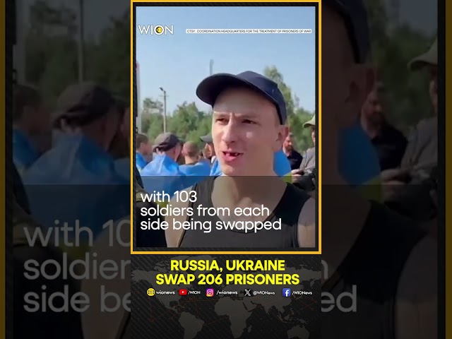 ⁣Russia, Ukraine exchange 206 prisoners in a swap mediated by UAE | WATCH