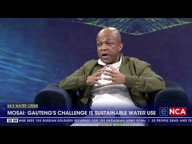 ⁣Rand Water CEO says Gauteng is failing to use water sparingly