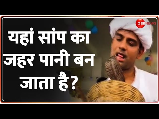 ⁣यहां सांप का जहर पानी बन जाता है? | Naag Nagin Real Video | Snake Show | Viral Video