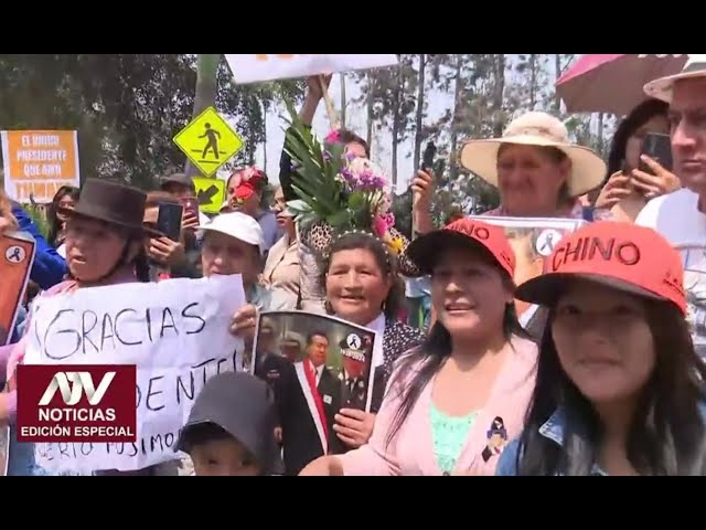 ⁣Alberto Fujimori: simpatizantes de diversas partes del país llegan al cementerio para último adiós