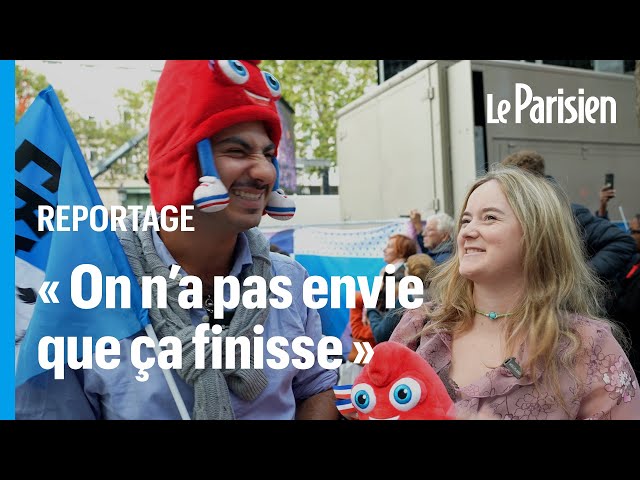 ⁣Parade des JO : scènes de liesse et dernier shot d’ivresse olympique sur les Champs-Élysées