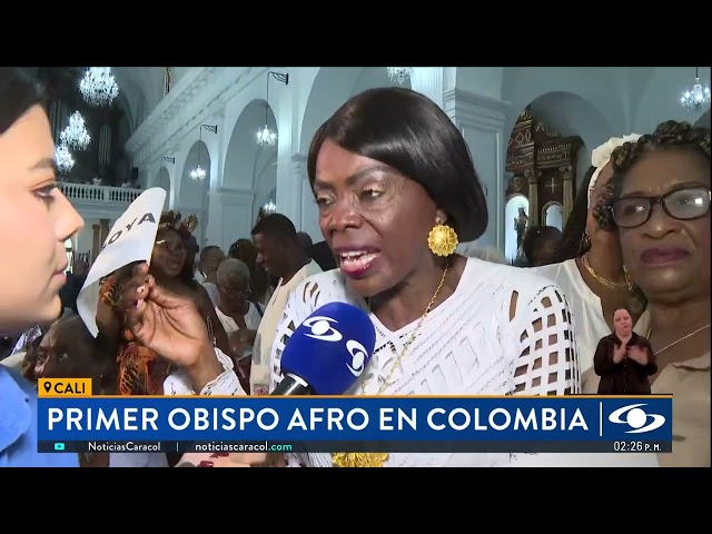 ⁣Wiston Mosquera se ordena como el primer obispo afro de Colombia