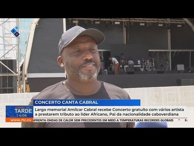 ⁣Largo Amílcar Cabral recebe concerto gratuito em tributo ao líder africano