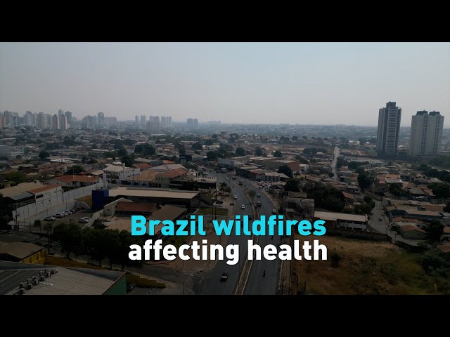 ⁣Brazil wildfires affecting health