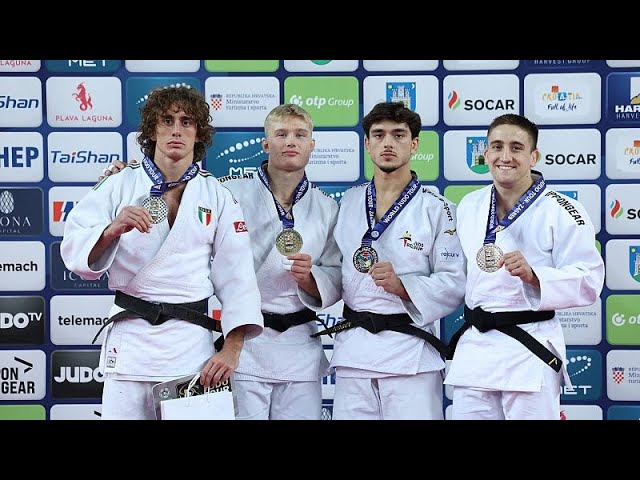 ⁣A showcase of young talent at the Zagreb Judo Grand Prix