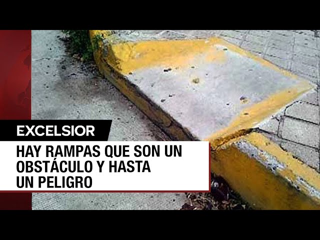 ⁣Denuncia la rampa más impresentable de México