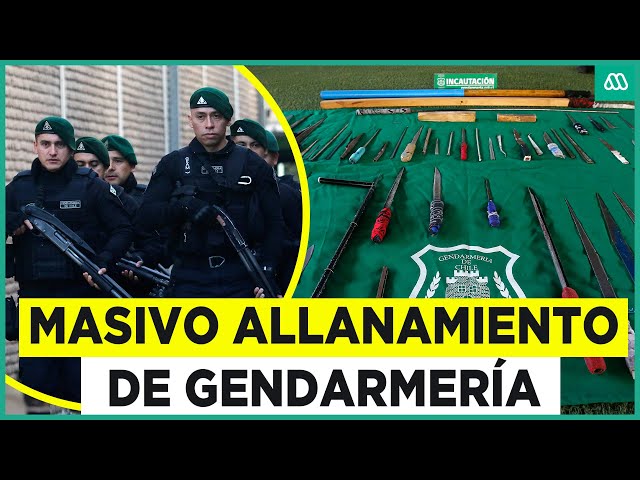 Un arsenal en manos de los reos: Los impactantes procedimientos de Gendarmería en las prisiones