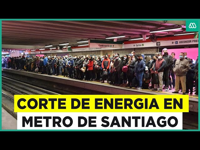 ⁣Caos en el Metro: Línea 1 sufre corte de energía y causa estragos en el transporte de Santiago