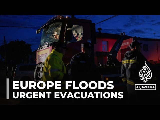 ⁣Europe floods: Authorities on alert at Czech-polish border